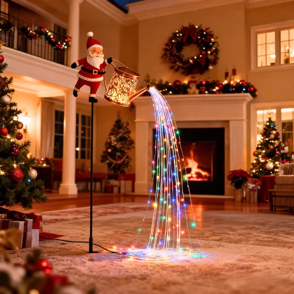 Papai Noel Regador Iluminado - (Compre 1 Leve 3)🔥Promoção Fim de Ano🔥